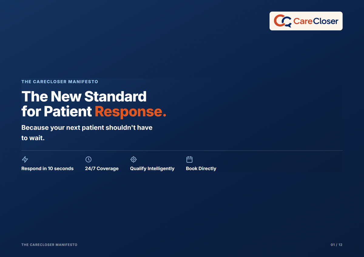 The CareCloser Manifesto: The New Standard for Patient Response